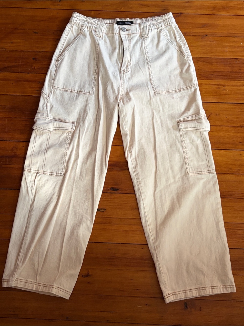 Light Beige Cargo Pants